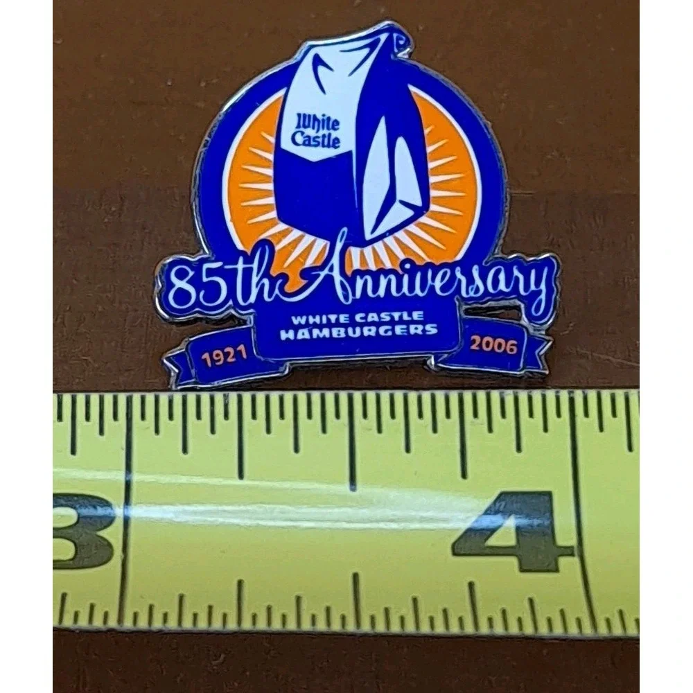 White Castle Hamburgers 85th Anniversary 1921-2006 Lapel‎ Pin Hat Jacket Pin